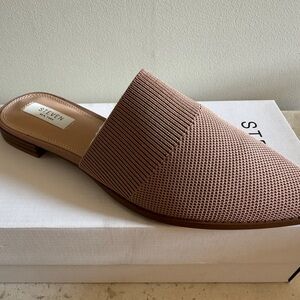 Steven Steve Madden Valdez Camel Beige Women’s 10 Mules Flats Slip-on Shoes